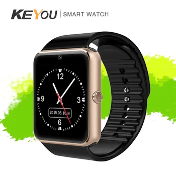 

1.3 inch touch screen Smart Watch KEYOU-GT08 TF SIM Smart Watch Men Women Sports Bluetooth Wristwatch For Android Phones 10