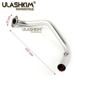 

GY6 125 150 EXHAUST PIPE Universal Scooter Motorcycle Exhaust Muffler Contact Middle Contact pipe To Engine 157qmj 152qmi 125