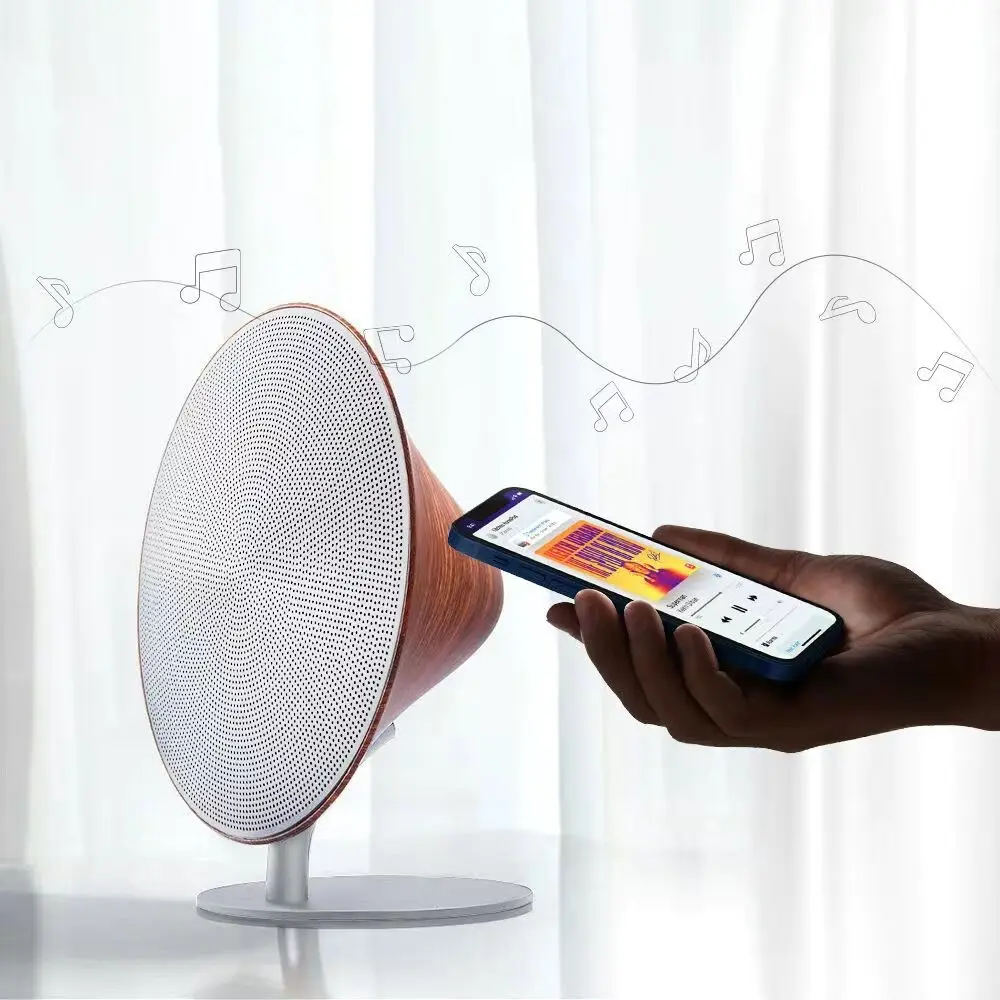 Retro Wood Wireless Bluetooth Speaker Support NFC Touch Surface Subwoofer Home Audio Bluetooth 4.2 Audio Desktop Stereo Speaker bluetooth speaker portable speaker audio speakers