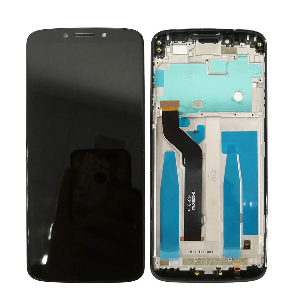 6," ЖК-дисплей с рамкой для Motorola Moto E5 Plus XT1924 полный дисплей Moto E Plus 5th Gen сенсорный экран дигитайзер сборка