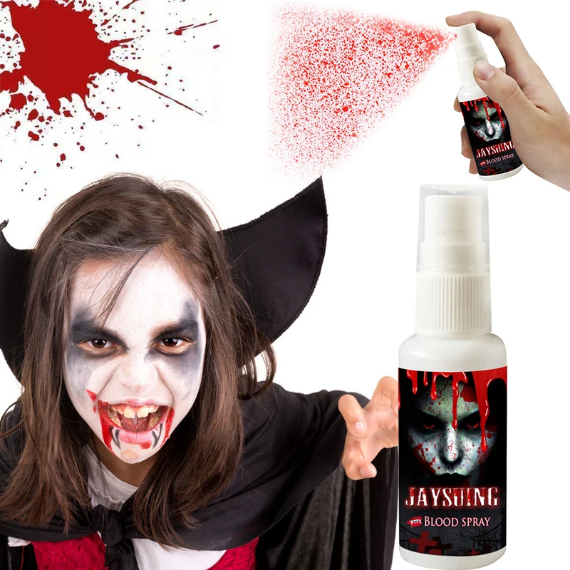 FOMIYES 3Pcs Horror Super Especial Maquiagem De Vampiro Pintura Abrasada  Corpo Profissional Realista E Esponjas Com Efeito De Jogo De Plasma Sangue