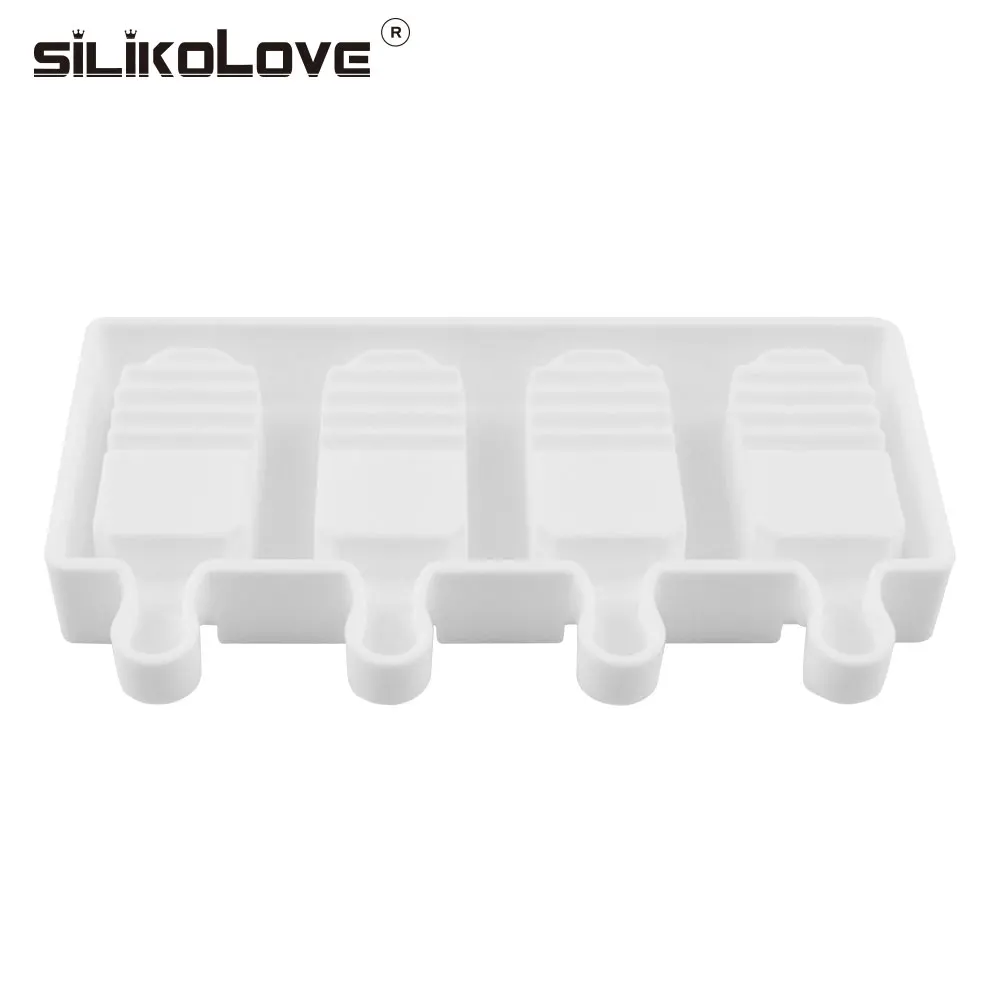 SILIKOLOVE поп мороженое плесень силиконовая форма для Фруктового мороженого на