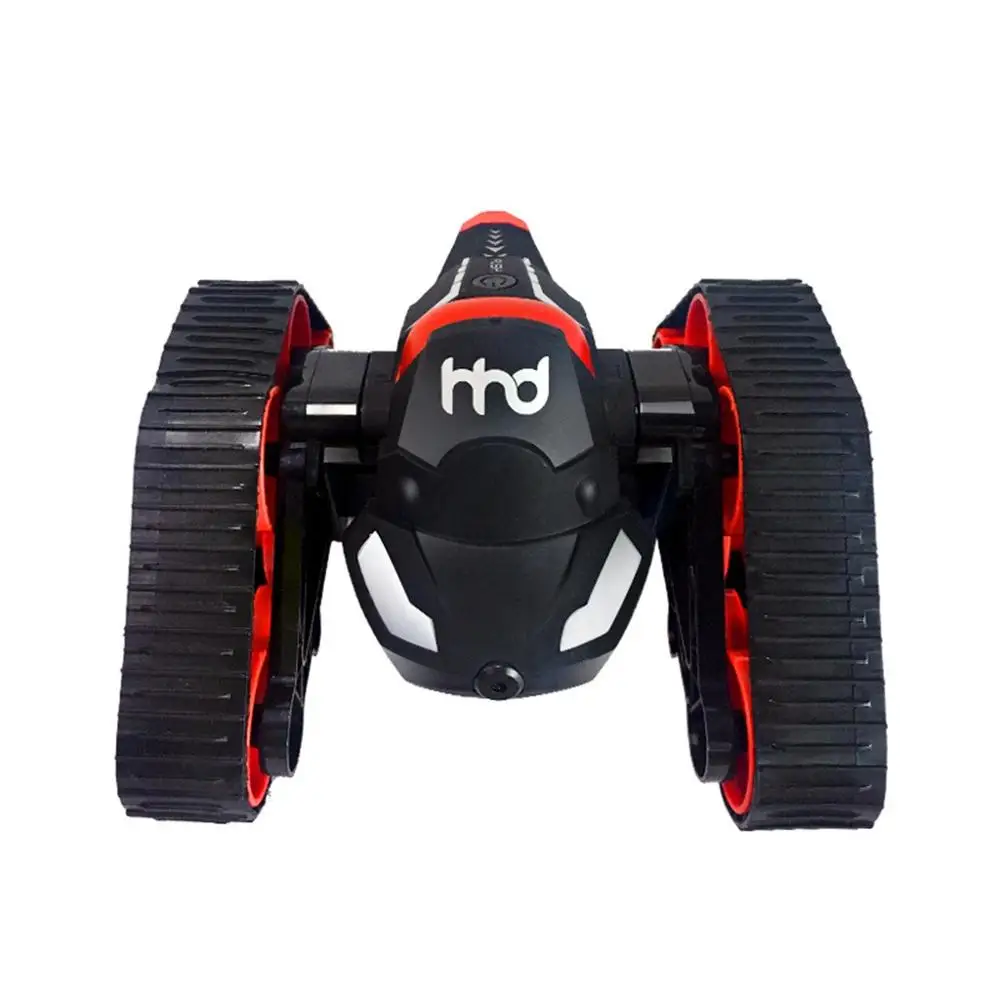 Радиоуправляемый летающий автомобиль Дрон 3 в 1 RC Танк отскок Автомобиль wifi FPV 480P HD Cam трансформация Квадрокоптер
