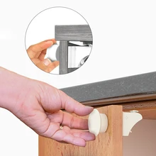 Детская безопасность, защита от детей, магнитный замок для детей, невидимый замок для безопасности ребенка, защелка для ящика, Предохранительный ограничитель для защиты ребенка