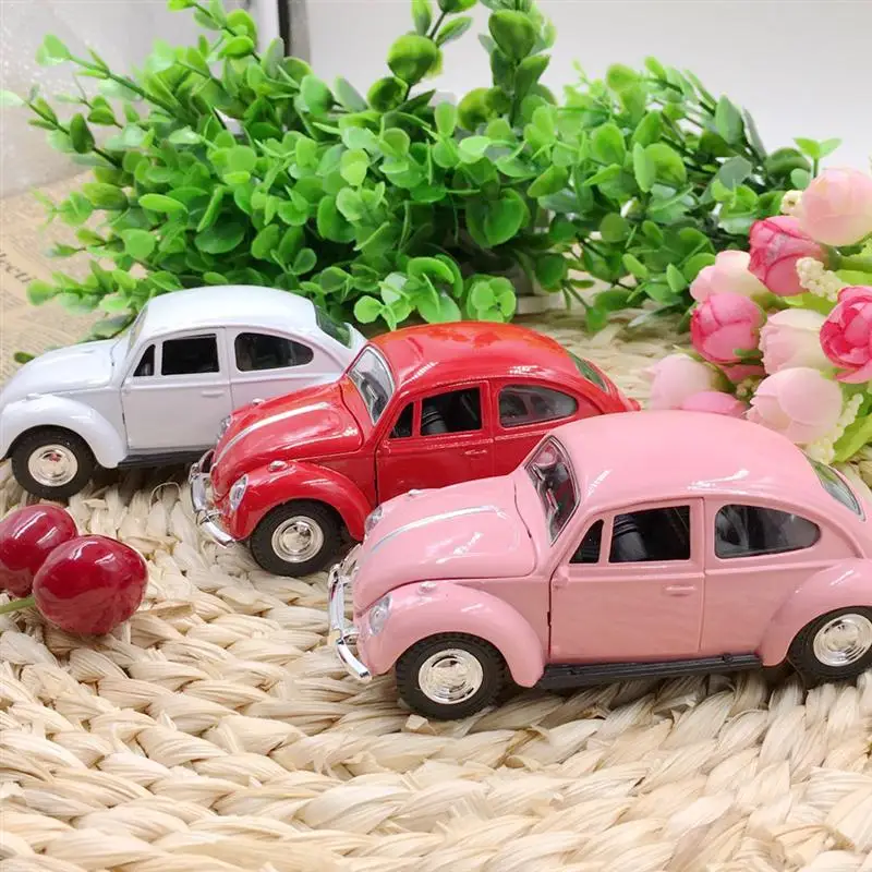 1 шт. винтажная металлическая модель автомобиля украшения жук бальзам для
