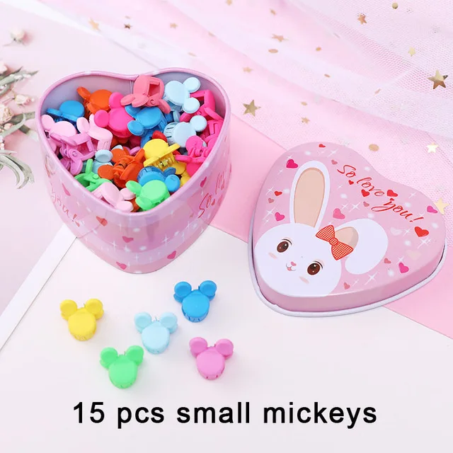15PCS-21 50 шт./лот, резинка для волос, Детская упаковка, Резиновая лента, милый мультяшный подарок, цветная Минималистичная веревка для волос, аксессуары для волос, галстуки для волос, головные уборы - Цвет: 15PCS-21