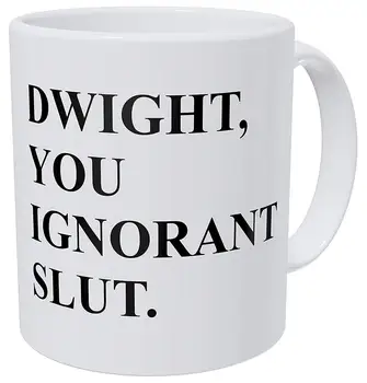 

Dwight You Ignorant Michael Scott's Safety Training The Office 11 Ounces Funny Coffee Mug