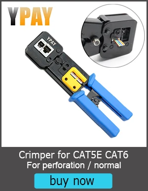 ethernet tracer YPAY blade tools parts for RJ45 crimper Crimping cat6 Cable Stripper pressing line clamp knife rg45 8p8c pliers tongs 5pcs network repair tool kit