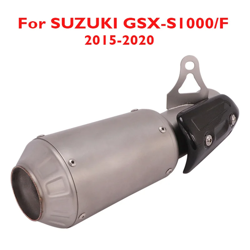 

Motorcycle Exhaust System Muffler Escape Pipe Silencer Carbon Fiber Cover Pipe for SUZUKI GSX-S1000 GSX-S1000F 2015-2023