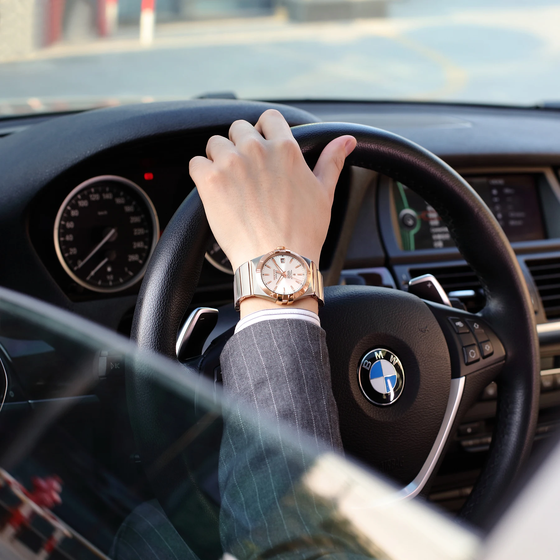 Часы наручные Rocos Мужские автоматические механические брендовые