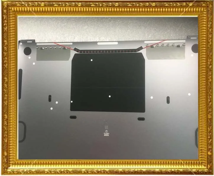 A2141 нижний чехол-накладка для Apple Macbook Pro 1" A2141 нижний чехол на середину года серебристо-серый цвет