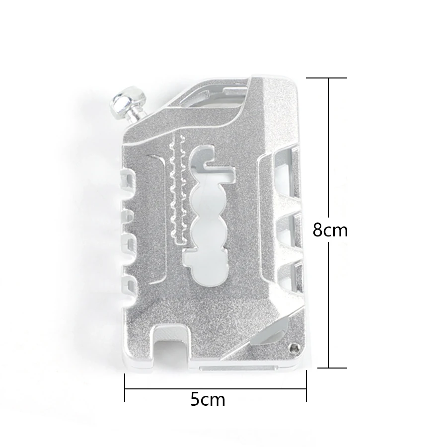HYZHAUTO Aluminium Alloy Key Case For Jeep Wrangler JL 2018 2019 Automobile Door Keys Protection Shell Car Styling