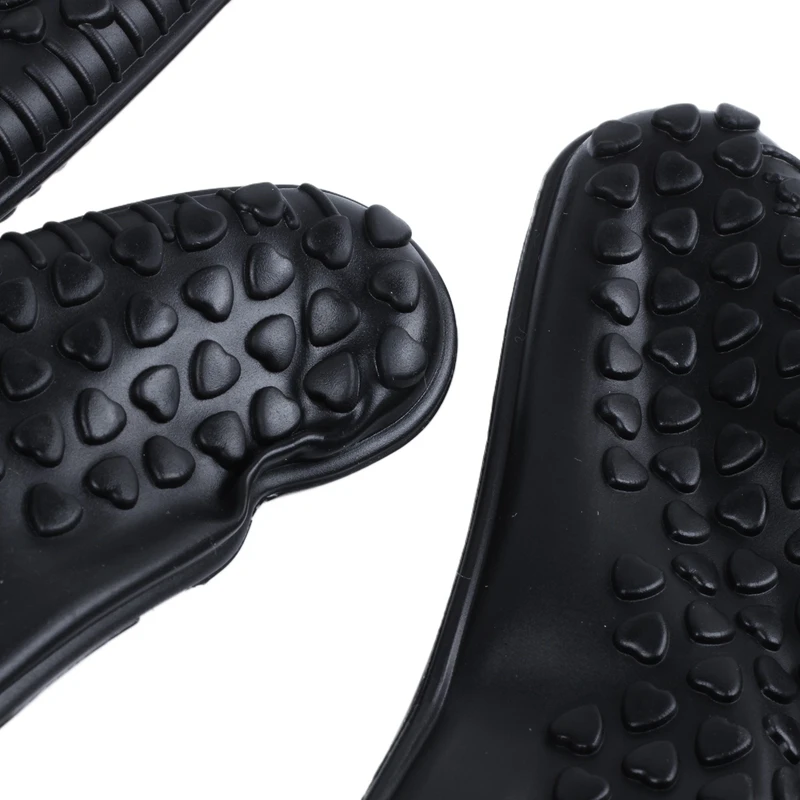One pair Kitchen Oven Glove Heat Resistant Silicone Pot Holder Baking BBQ Cook Mitts-black