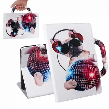

Hand-held Protective Jacket Tablet Case for Ipad Mini 1 2 3 4 5 7.9" Coloured Drawing PU Leather Magnetic Stand Cover Funda+pen