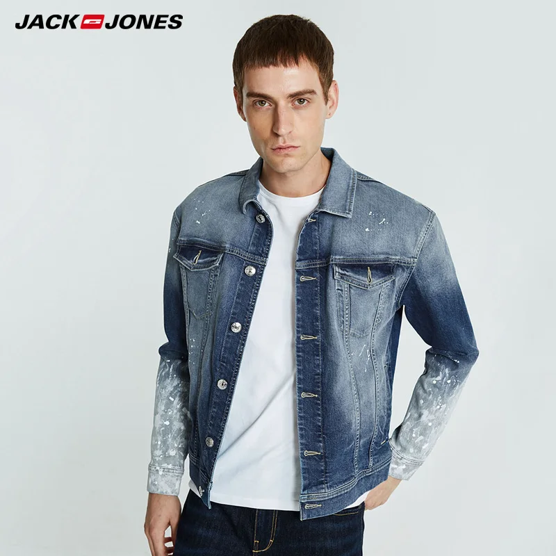 Jack Jones Мужская Новая повседневная джинсовая куртка | 218357501