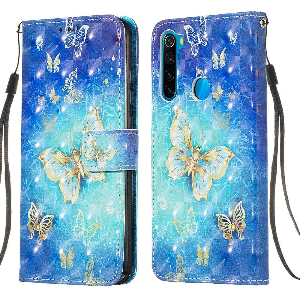 Чехол-книжка из искусственной кожи для Xiao mi Red mi Note8 Note8 Pro/mi 6X/mi A2/Red mi Note 5A Prime/Red mi 4A 5A