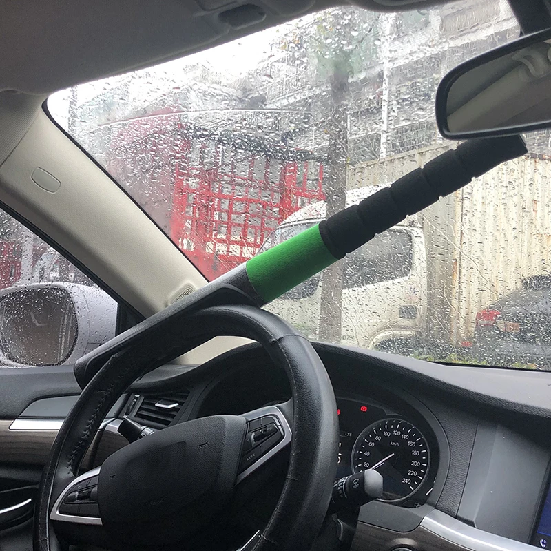 Универсальный Автомобильный Замок На Руль SPEWPRP Противоугонный с 2 кнопками|Замки