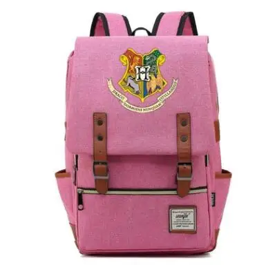 10 Mochila Magic Hogwarts Ravenclaw Слизерин Гриффиндор для мальчиков и девочек портфели для подростков школьные сумки холщовые женские мужские сумки - Цвет: 10