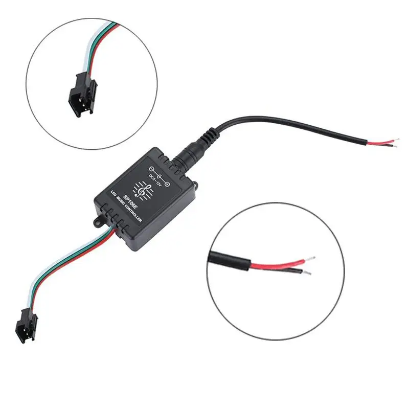 SP106E 9Key светодиодный Красочные Музыкальный контроллер DC5-12V для WS2811 WS2812B Светодиодные ленты
