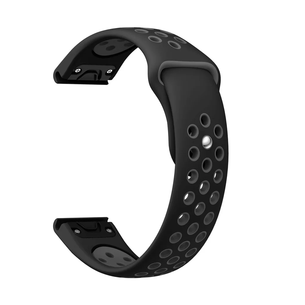 OMESHIN Двухцветный силиконовый ремешок для часов Quick Release ремешок для Garmin Fenix 5/5 Plus Dynamic Motion наручные часы 17#2