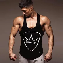 Стиль, летняя мужская майка для занятий фитнесом и бегом, тренировочная майка из хлопка с принтом, Спортивная майка без рукавов для баскетбола