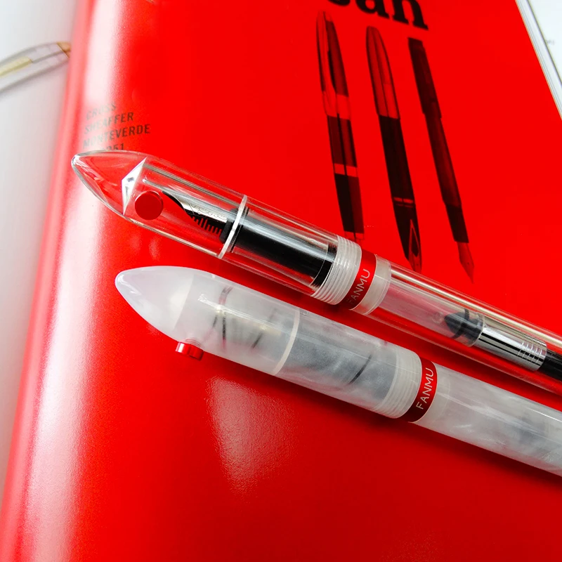 capacidade caneta 0.5mm f nib canetas estudante