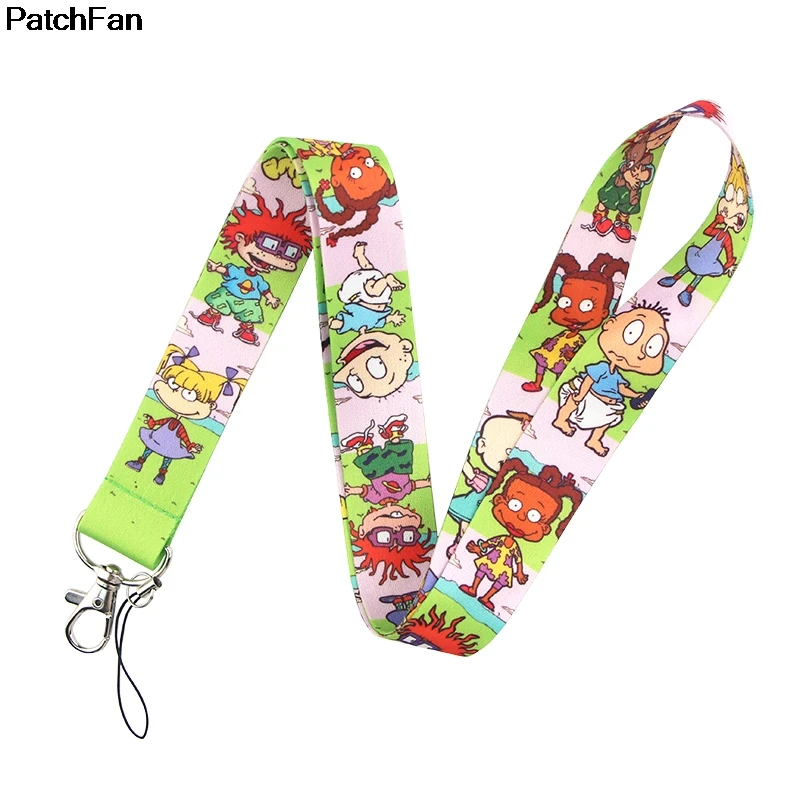 A2587 Patchfan мультфильм kawaii тег ремень шеи ремешки для безопасности отрыва для мобильного телефона USB ID бейдж держатель ключ для ребенка