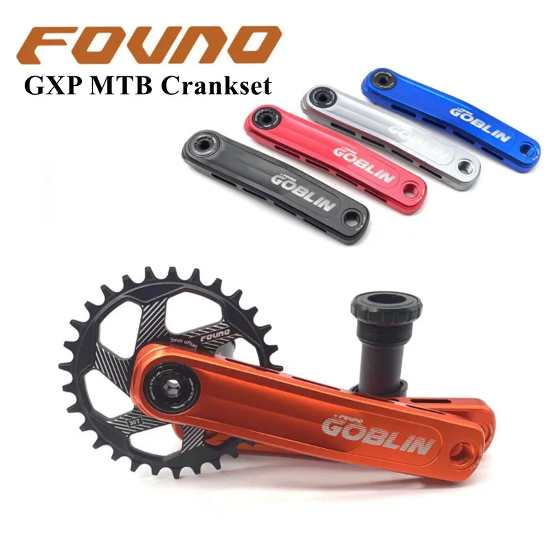 FOVNO MTB Кривошип 170 мм велосипедный 30/32/34/36/38T Корона Нижний Кронштейн для Shimano SRAM X1 |