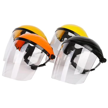 

PC Protective Adjustable Anti Droplet Dust-proof Full Face Cover Mask Visor Shield Droplet Windproof Face Shield Washable