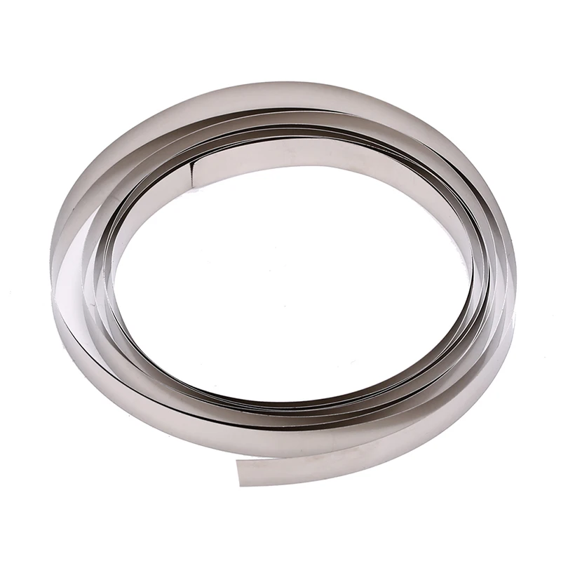 8mm x 0.1/0.12/0.15mm 2M Pure Nickel Strip Tape For Li 18650 Battery Spot Welding Compatible For Spot Welder Machine