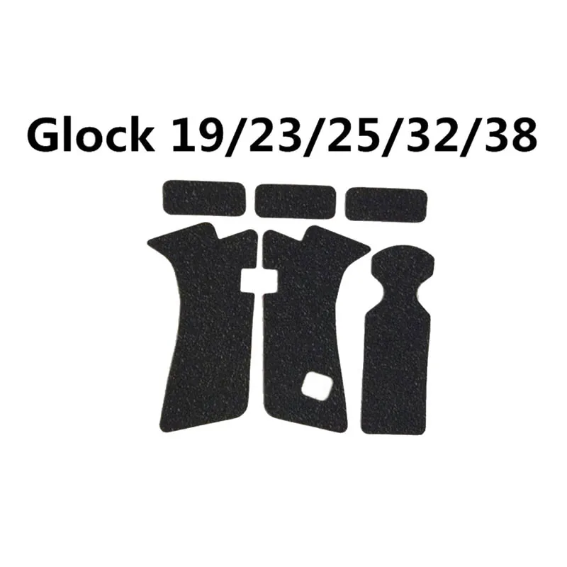high quality Non-slip Rubber Texture Grip Wrap Tape Holster Pistol For Glock 17 19 20 21 22 25 26 27 33 43 Magazine Accessories | Спорт и