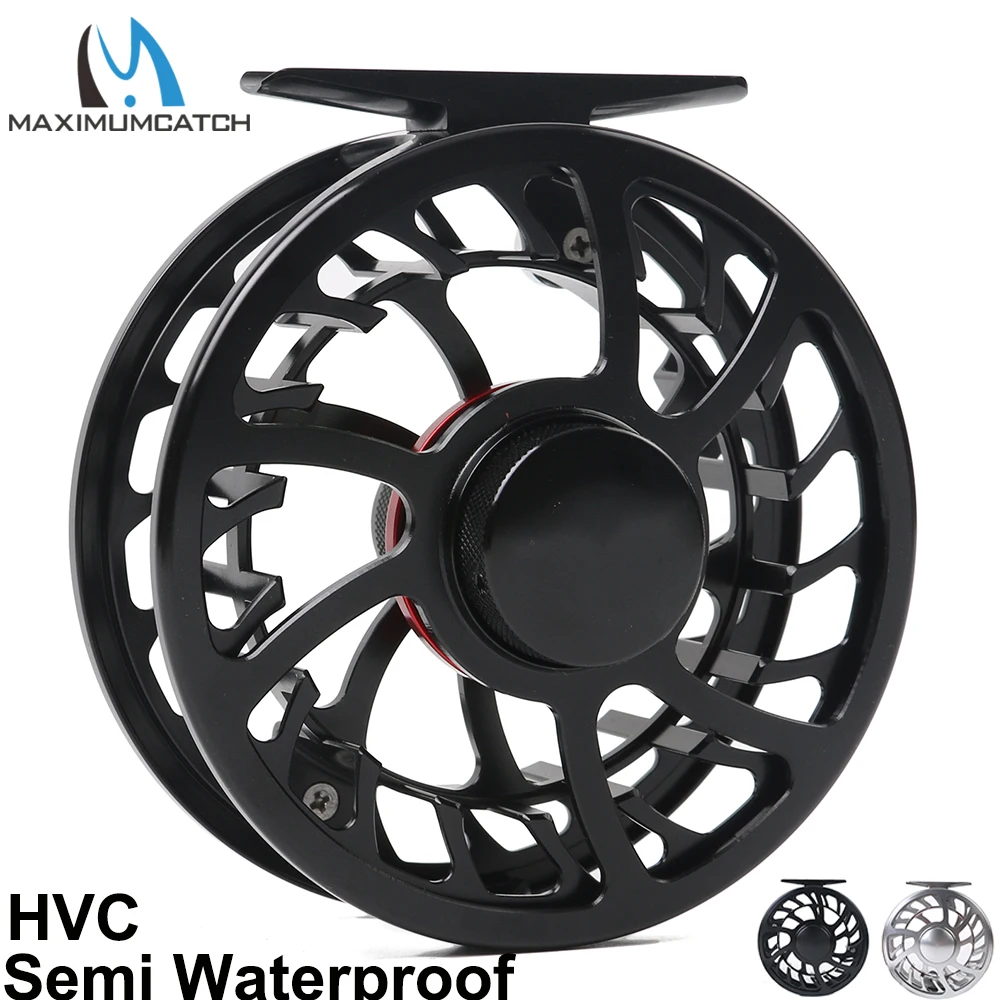 Maximumcatch HVC 3-10 wt эксклюзивный супер свет cnc-станок Cut Fly Рыбалка катушка большой Arbor Алюминий Fly катушка