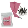 8/ 14 Pcs A Set Silicone Pastry Bags Tips Kitchen DIY Cake Icing Piping Stainless Nozzle Reusable Cream Decorating Mouth Tools