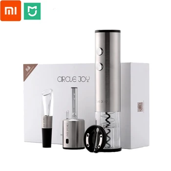 

Xiaomi Mijia Electric Bottle Opener Stainless Steel Mini Wine Stopper Wine Decanter Aerator for Xiaomi Smart Home Wine Opener