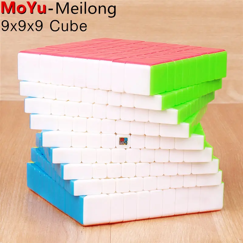 

MoYu Cubing Classroom Meilong 9x9x9 Magic Speed Cube Stickerless Professional Puzzle Cubes Educational Cubo Magico Toys For kids