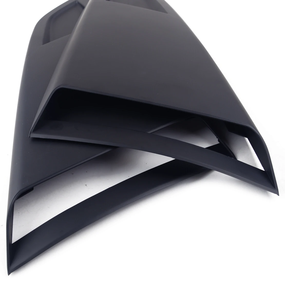 1Pair Car Window Quarter Rear Louver Side Vent Scoop Cover car side window louver Fit For Ford Mustang 2015