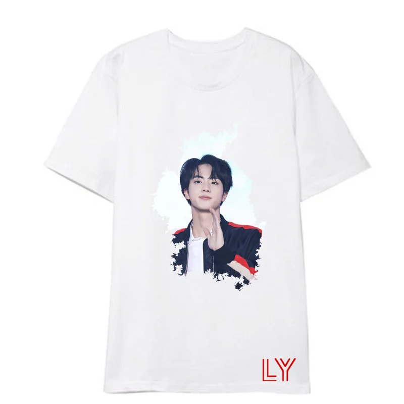 Kpop Bangtan concert love yourself модная футболка с короткими рукавами и принтом свободные футболки в Корейском стиле для мальчиков и женщин