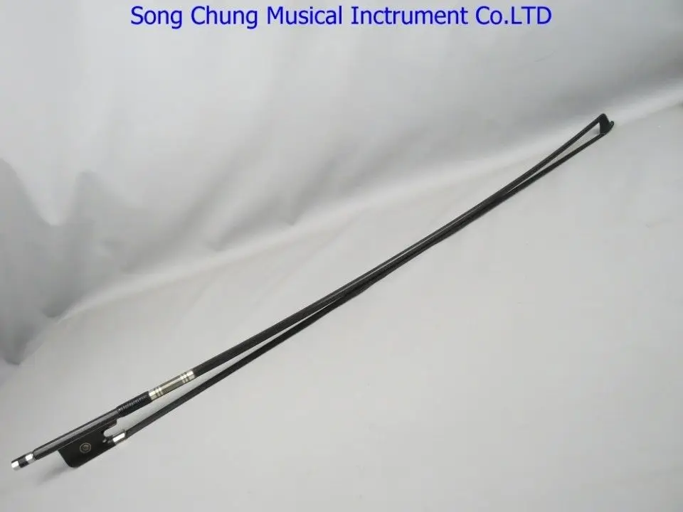 1pcs powerful plaid black black Horsehair# Carbon fiber viola bow 7974
