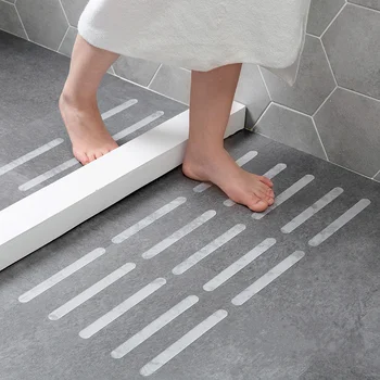 

Anti-Slip Strips Shower Stickers Bath Safety Strips Transparent Non Slip Strips Stickers for Bathtubs Showers Stairs Floors
