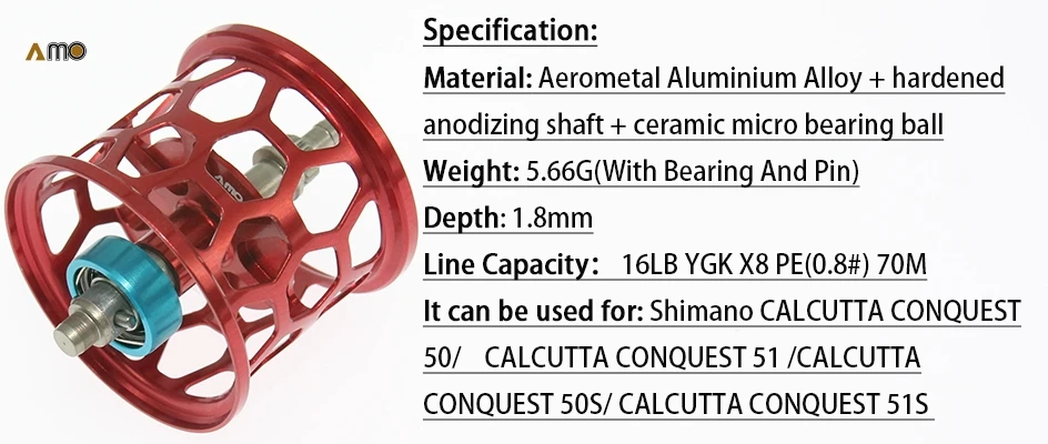 AMO DIY Shimano CALCUTTA CONQUEST 50/CALCUTTA CONQUEST 51/CALCUTTA CONQUEST 50 S/CALCUTTA CONQUEST 51S