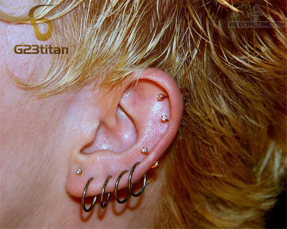 G23titan универсальные кольца для пирсинга тела титановый шарнирный сегмент кольцо для носовая перегородка пирсинг уха