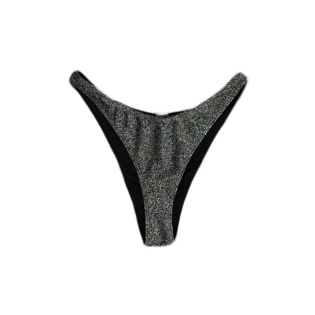 Сексуальные трусики для купальника женские бикини однотонные купальники, пляжная одежда блестящие плавки стринги в бразильском стиле maillot de bain