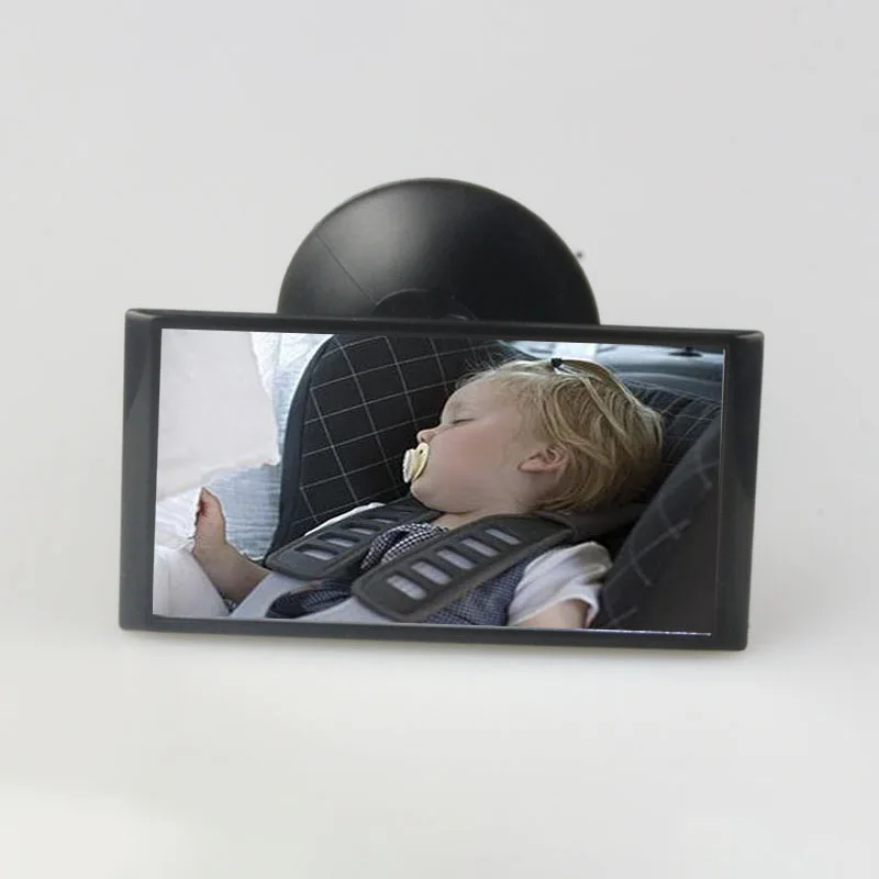 Детское автомобильное зеркало для безопасности сидений, автоматическое прозрачное детское зеркало, вращение на 360 градусов, автомобильное внутреннее зеркало для ухода за детьми, зеркало заднего вида
