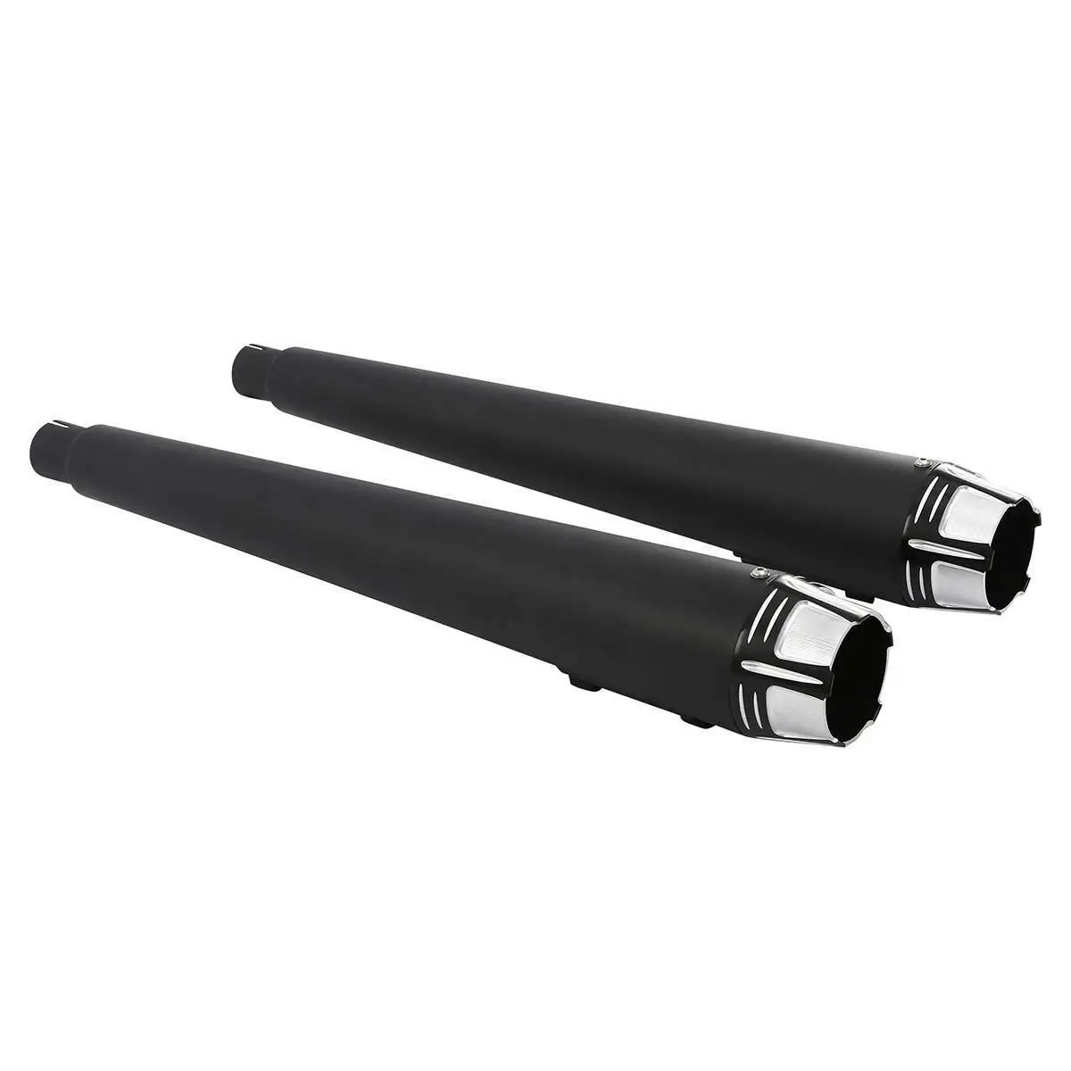 Мотоцикл двойной мегафон слипоны глушители выхлопной для Harley Road Glide Baggers Dresser 1995- 96 97 98 99 00 01 02 03 04 05