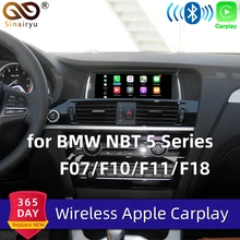 Sinairyu wifi беспроводной Apple Carplay Airplay NBT 5 серии F07 F10 F11 F18 2013- для BMW Car Play Android авто зеркало IOS 13