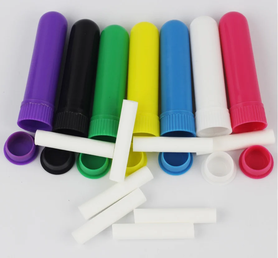 100PCS/lot Blank Nasal Inhaler Aromatherapy Sticks with Wicks | Красота и здоровье