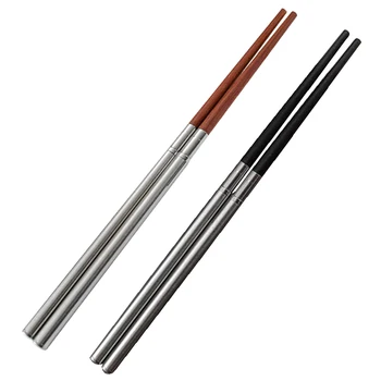 

1 Pair Picnic Chopsticks for Outdoor Travel Camping Folding Folding Chopsticks Cutlery Retractable Chopsticks