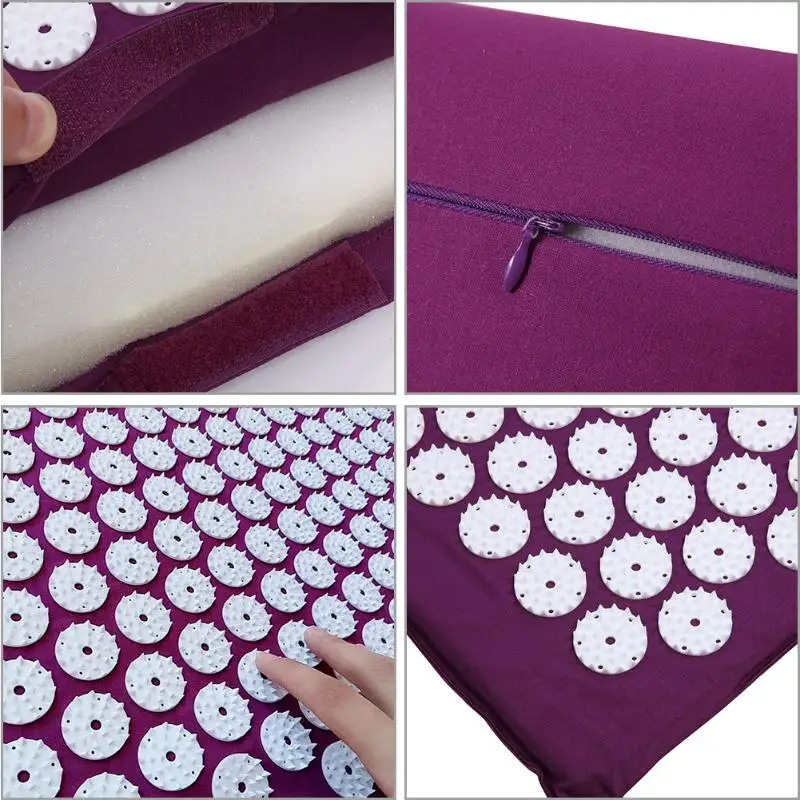 Acupressure Massage Mat with Pillow set to body Relaxation to Release Stress and Tension 20 Acupressure Massage Mat with Pillow set to body Relaxation to Release Stress and Tension 25