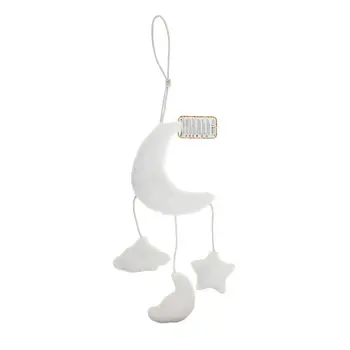 

New Infant Car Hanging Bed Hanging Cloud Moon Pendant Rattle Music Newborn Child Room Decoration Pendant Hot