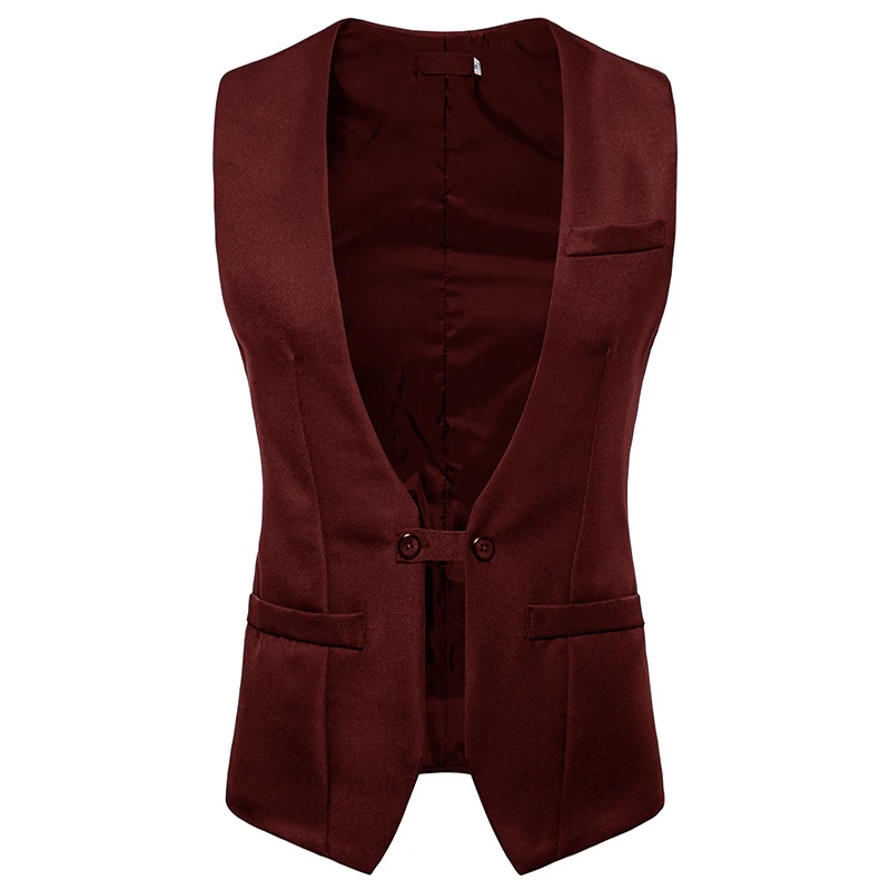 Men's Business Suit Vest Image 3